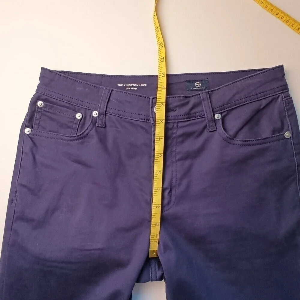 AG Adriano Goldschmied Kids Kingston Luxe Slim Skinny Jeans Purple Size 18